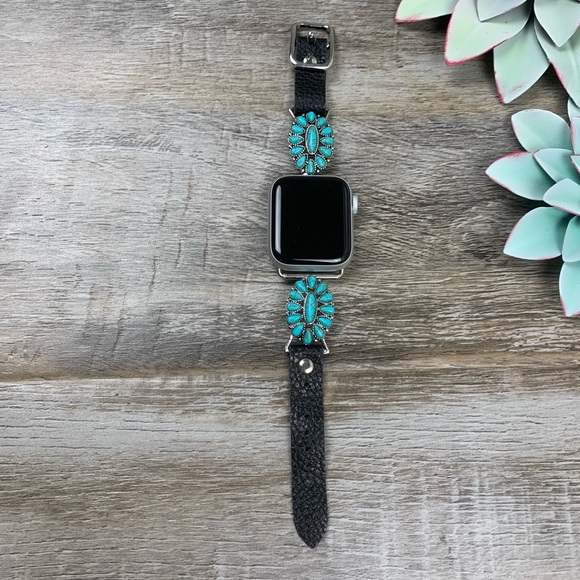 Turquoise stone apple watch band Clearance